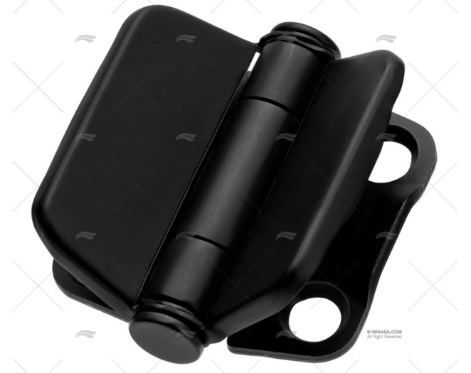 CERNIERA INOX 316 NERO OPACO 39,6x41,8mm MARINE TOWN