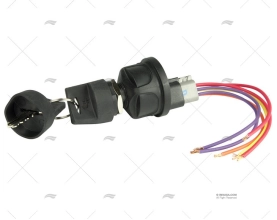 IGNITION SWITCH 4 POS OFF-ON-START 12/12