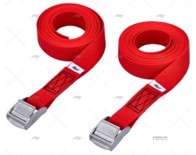 CINGHIA 25mm 2,5MT ROSSA    COCCODRILLO 2U