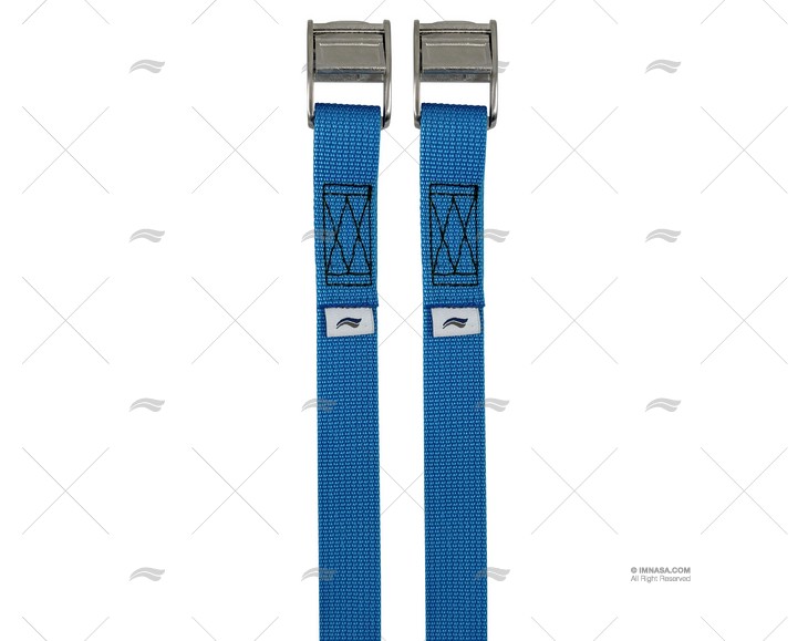 CORREIA 25mm 2,5MT AZUL-C  CROCODILO 2U