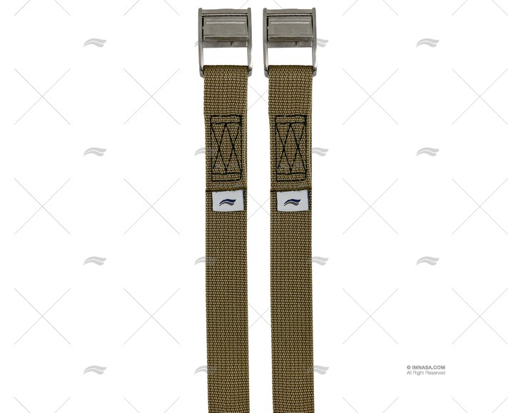 CINCHA 25mm 1,5MT TIERRA  COCODRILO 2U