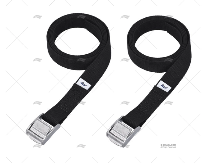 CORREIA 25mm 1,5MT PRETA   CROCODILO 2U