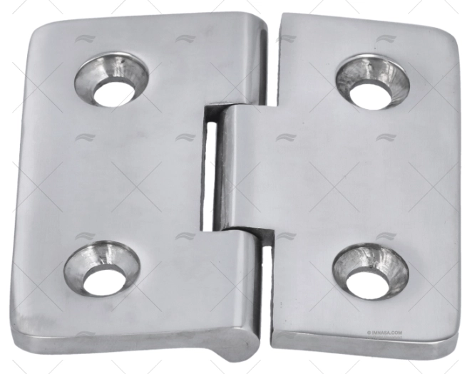 CERNIERA INOX 316 66x66mm APERTURA VERSO IL BASSO