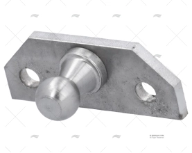 SUPORTE AMORTECEDOR INOX 44x17mm