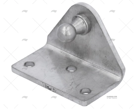 SUPORTE AMORTECEDOR INOX 50x31mm
