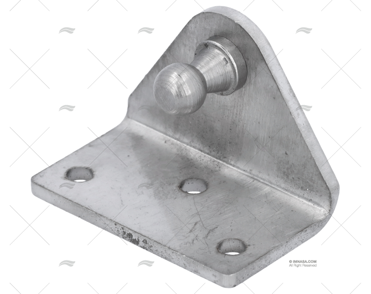 SUPORTE AMORTECEDOR INOX 50x31mm