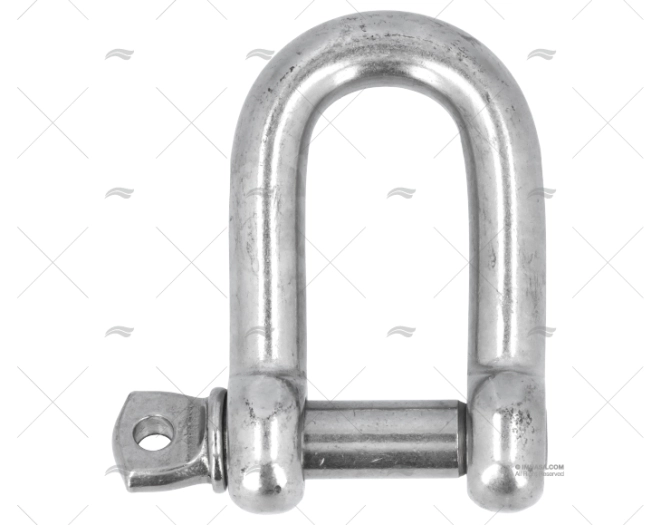 MANILHA RETA INOX 25mm
