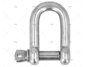 MANILHA RETA INOX 25mm