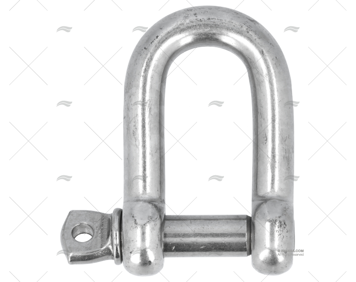 MANILHA RETA INOX 25mm