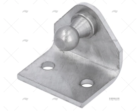 SUPPORTO AMMORTIZZATORE INOX 31x25mm F