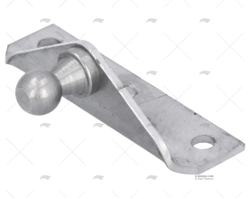 SUPORTE AMORTECEDOR INOX 63x17mm