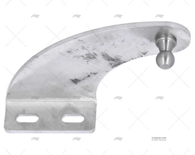 PLACA DE BASE P/ MOLA DE GÁS INOX 50x21m