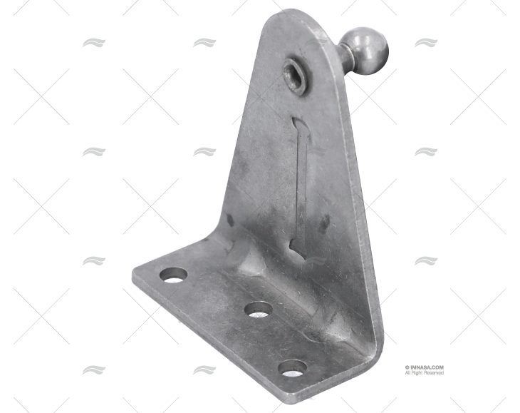 PLACA DE BASE P/ MOLA DE GÁS INOX 54x24m