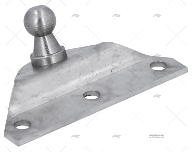 SUPORTE AMORTECEDOR INOX 63x32mm