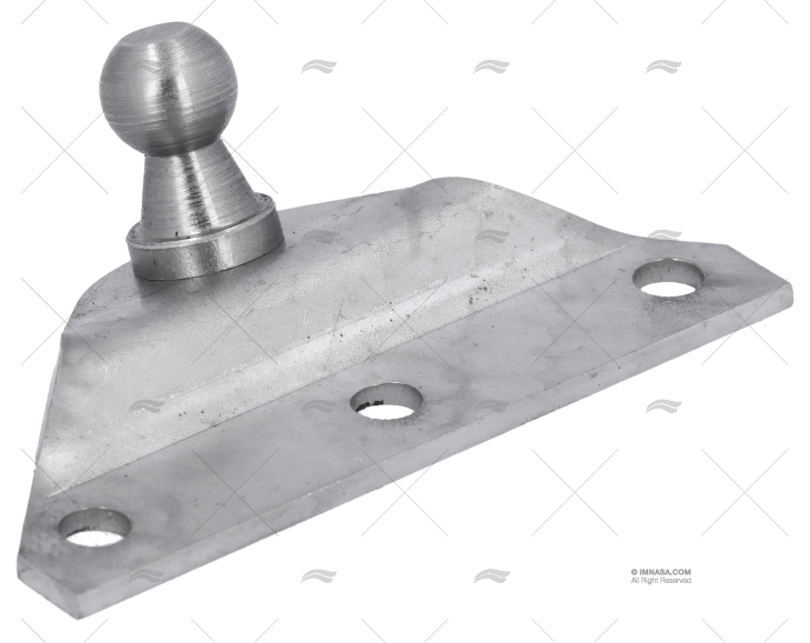 SUPORTE AMORTECEDOR INOX 63x32mm