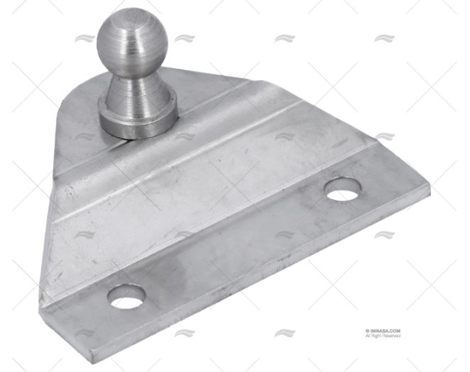 SUPPORTO AMMORTIZZATORE INOX 57x9mm