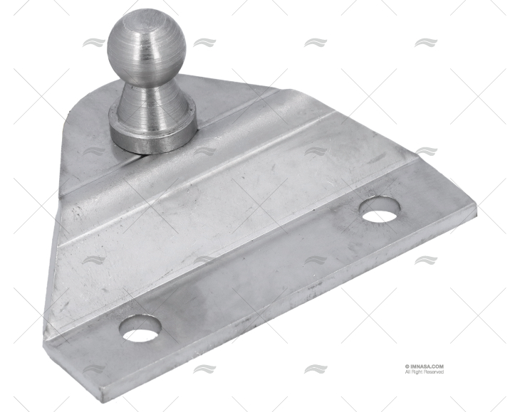 SUPPORTO AMMORTIZZATORE INOX 57x9mm