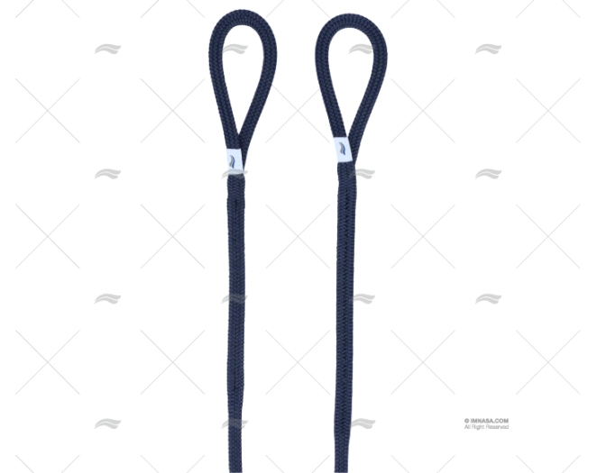 CIMA PIATTA 10mm BLU 1,5m C/OCCHIELLO P/PARABORDO
