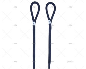 CABO PLANO 10mm AZUL 1,5m C/OLHAL P/DEFENSA