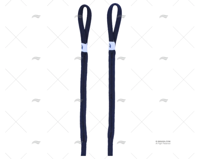 CIMA PIATTA 12mm BLU 2m C/OCCHIELLO P/PARABORDO