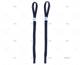 CABO PLANO 12mm AZUL 2m C/GAZA P/DEFENSA