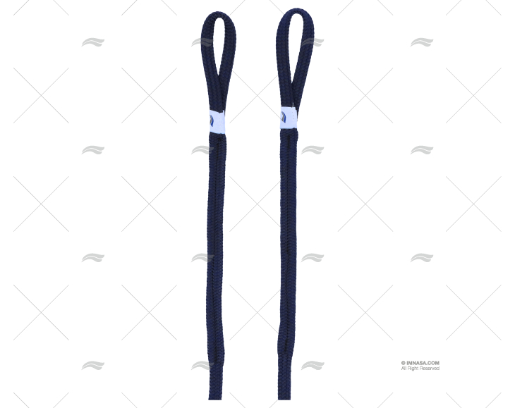 CIMA PIATTA 12mm BLU 2m C/OCCHIELLO P/PARABORDO