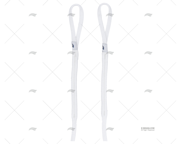 CABO PLANO 12mm BLANCO 2m C/GAZA P/DEFEN