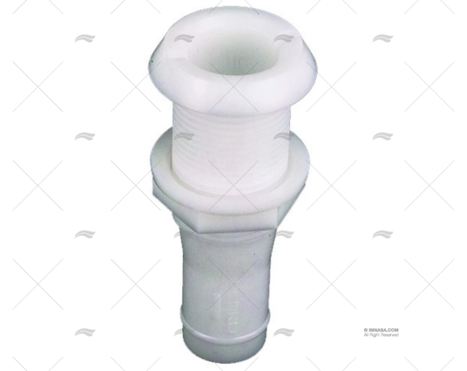 PASACASCO PLASTICO BLANCO 1"1/4 PERKO