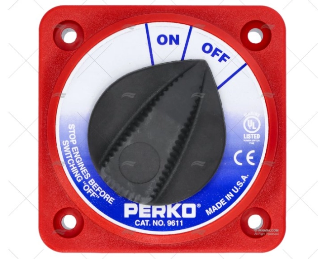 DISCONNETTORE BATTERIA 315A 2P S/CHIAVE BU PERKO