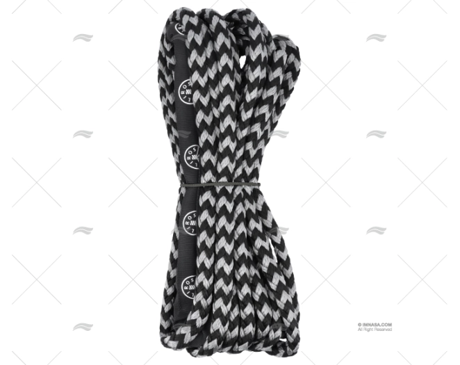 ROPE HOLIDAY 14mm HEATCUT BLACK 10m LIROS