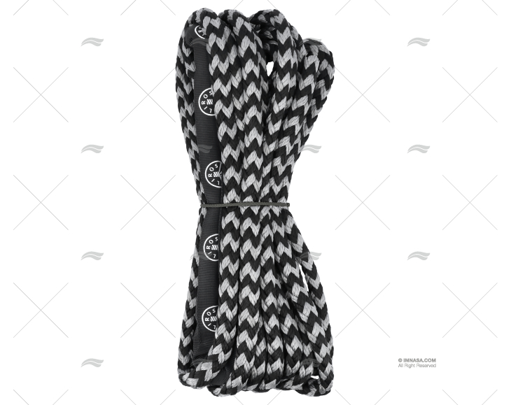 ROPE HOLIDAY 14mm HEATCUT BLACK 10m LIROS