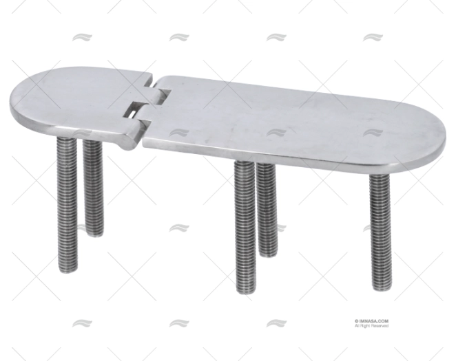 HINGE REMOVABLE S.S. 126x40mm BC