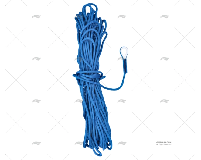 ANCHOR LINE W/O CHAINE 30mX08mm BLUE