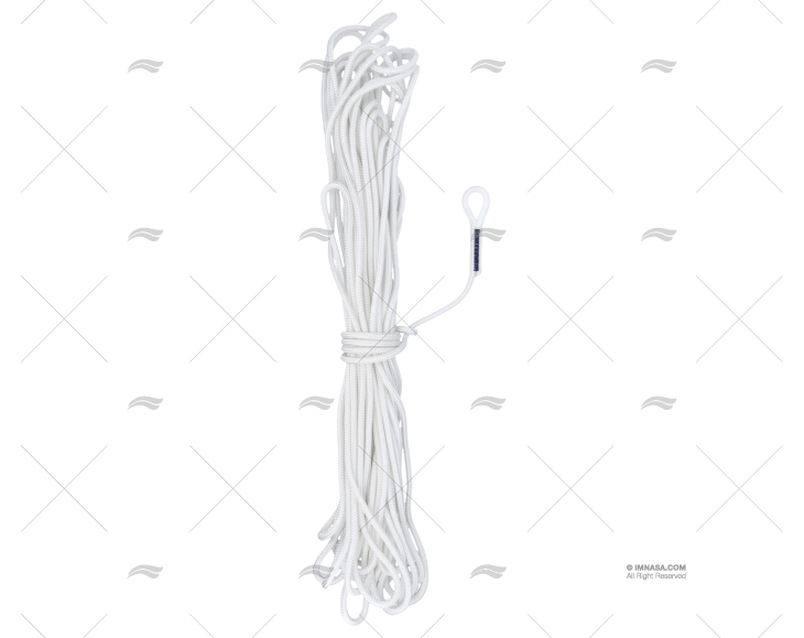 BOSSE DE MOUILLAGE 30m 8mm BLANC