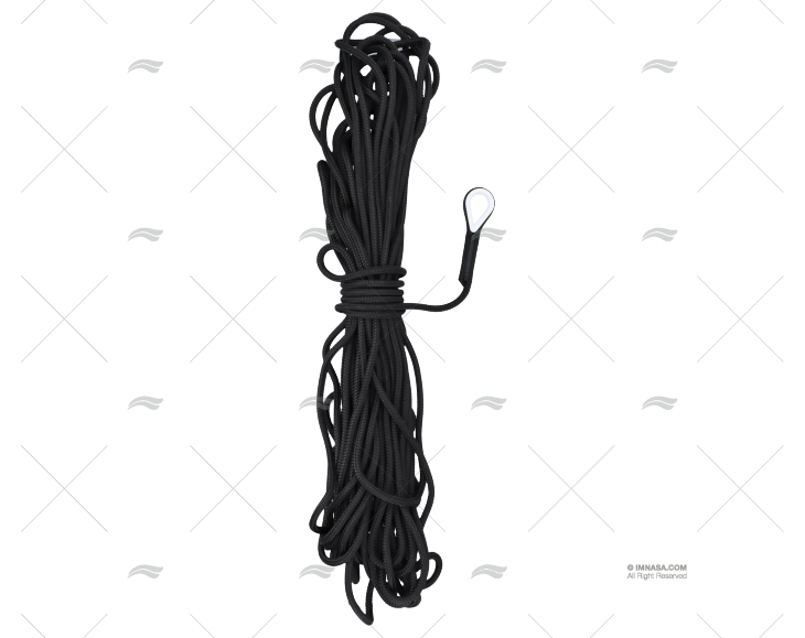 ANCHOR LINE W/O CHAINE 30mX08mm BLACK