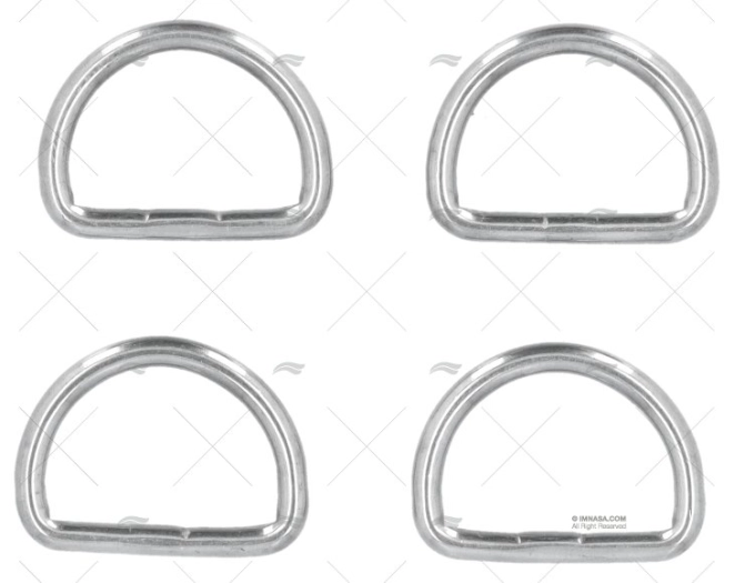 ARGOLA 1/2 REDONDA 3x20mm INOX (4un)