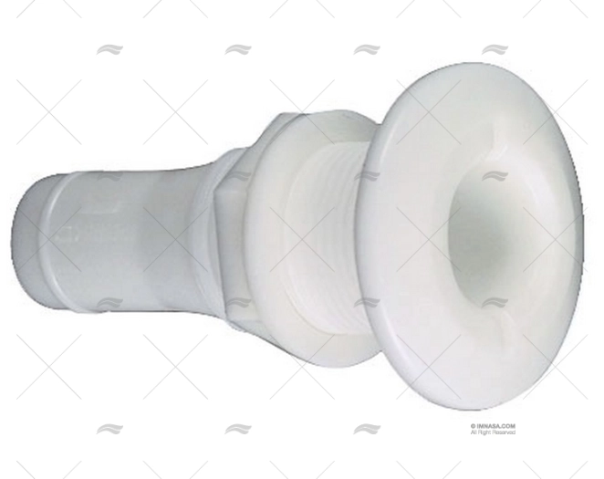 PASSASCAFO PLASTICA BIANCA 1"1/2 PERKO