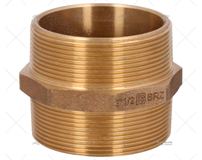 NÍPEL BRONZE M-M 2"1/2 GUIDI