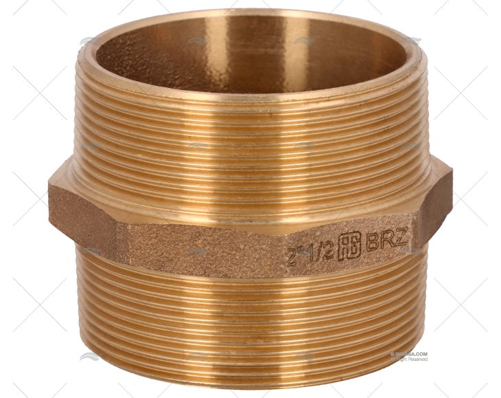 NÍPEL BRONZE M-M 2"1/2 GUIDI