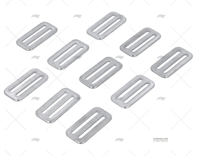 FIBBIA INOX 59x30mm (10u)