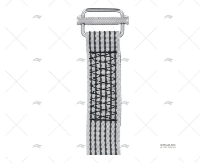 CINCHA 40mm 1,5MT GRIS-N HEBILLA GRIP