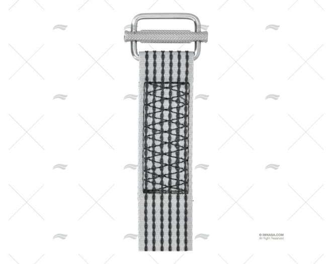 CINGHIA 40mm 2,5MT GRIGIO-N FIBBIA GRIP