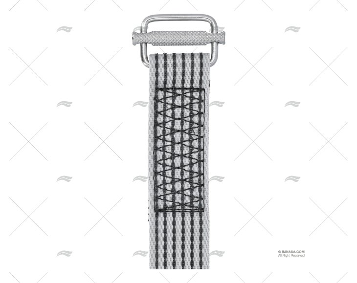 CORREIA COMPLETA 4,5MT GRIS 40mm A/BOUCL