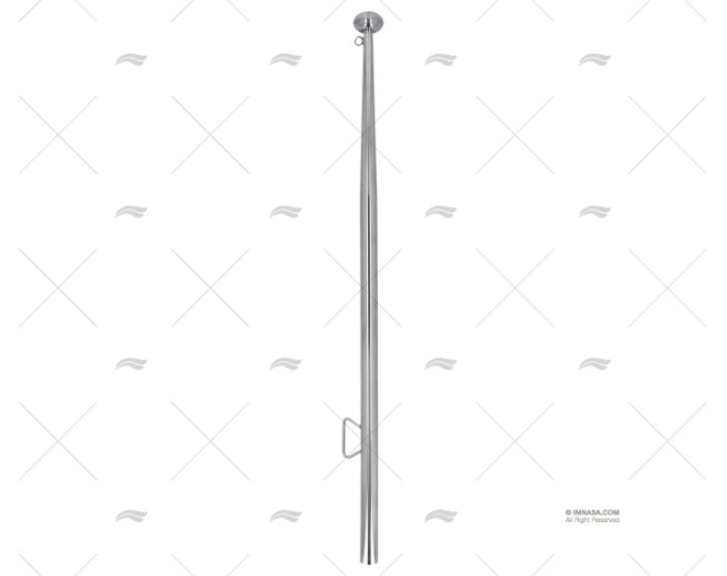 ASTA BANDERA 750mm INOX 316