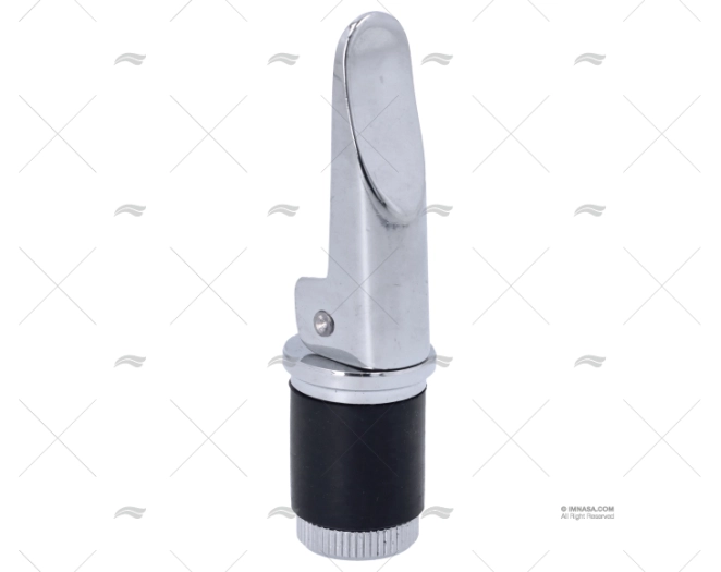 TAPPO SCARICO C/STOP OTTONE CROMATO 22mm