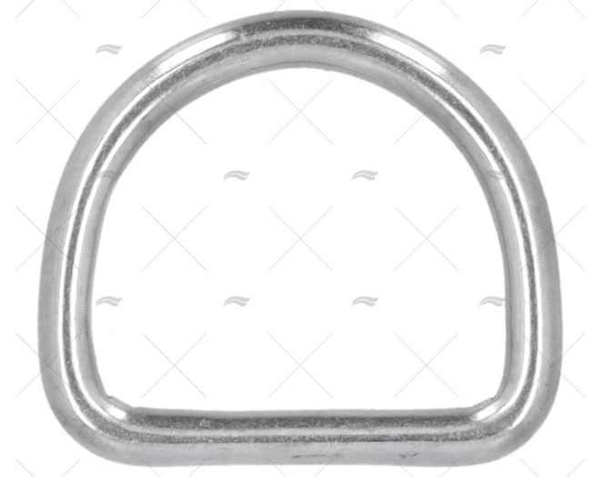 ANELLO 1/2 TONDO 4x20mm INOX