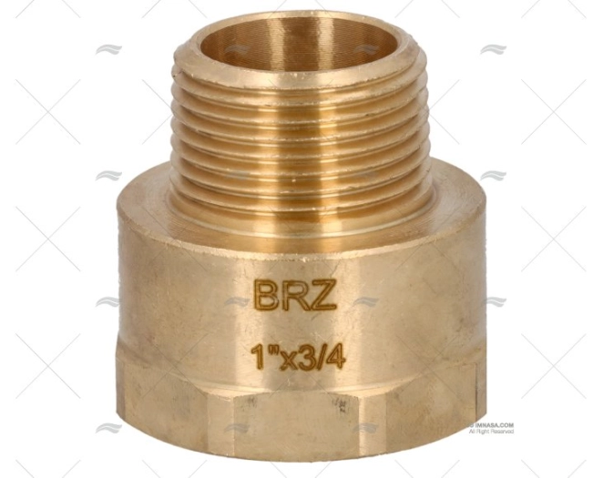 REDUÇÃO BRONZE 1" - 3/4" GUIDI
