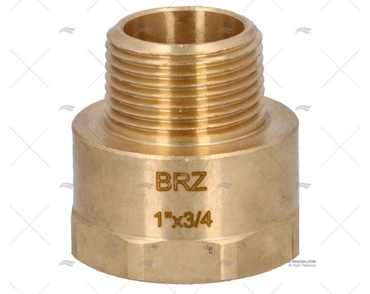 REDUÇÃO BRONZE 1" - 3/4" GUIDI