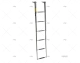 TELESCOPIC LADDER SS 6 STEPS 410mm