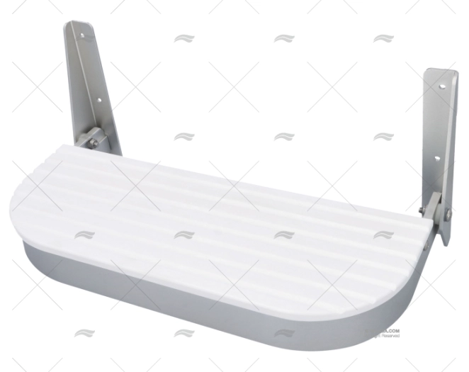 ROUNDED WHITE POLYMER FOOTREST Garelick
